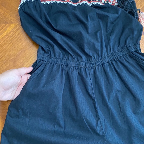 Abercrombie & Fitch tie strap embroidered jumpsuit - Picture 6 of 15